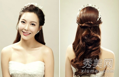 最唯美韩式新娘盘发发型 打造完美新娘