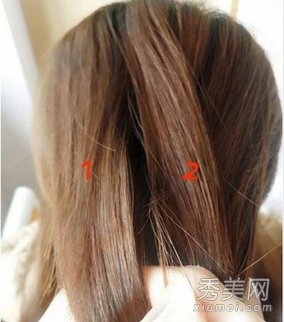 韩式淑女编发盘发图解 打造气质女生发型