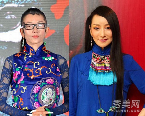 杨丽萍VS萨顶顶 “最炫民族风”彩妆斗艳