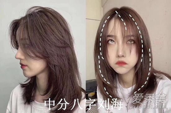 2019有刘海的新款发型图片 减龄齐刘海怎么剪