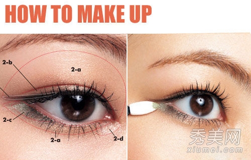 内双单眼皮MM 3款眼妆化妆步骤图