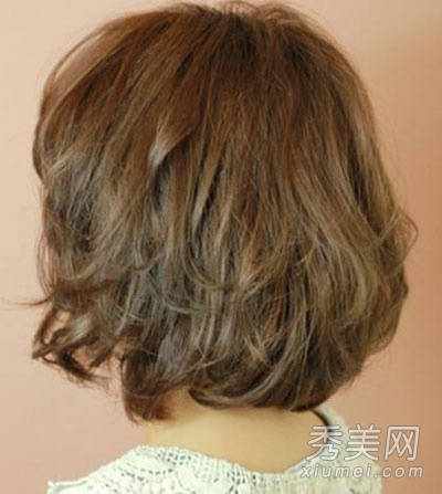 2013最新流行的 中短发烫发发型图片