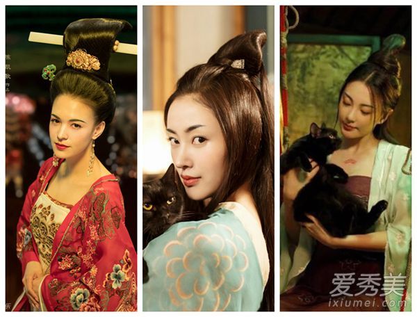 《猫妖传》混血版杨贵妃上线 扮演者张榕容发型图片 张榕容 猫妖传
