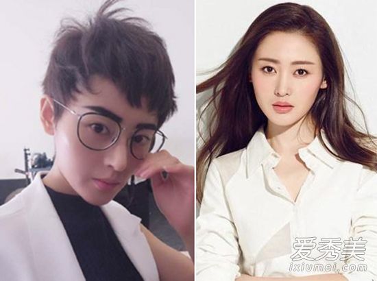 张天爱不同妆容演绎“雌雄同体” 女明星怎么画眉毛