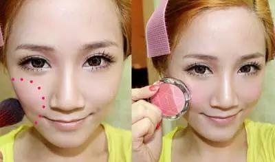 怎么化妆像混血儿？ 真人示范日系混血妆画法 混血妆画法