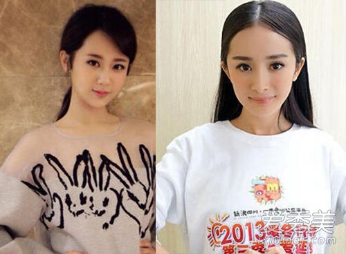 杨紫的脸怎么了？当年圆脸黑妞变“撞脸王” 杨紫整容前后