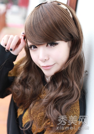 8款韩式长卷发发型 圆脸妹专属