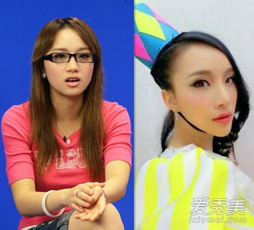 女星容貌变迁 尚雯婕锥脸庄思敏变妖怪 明星整容前后照