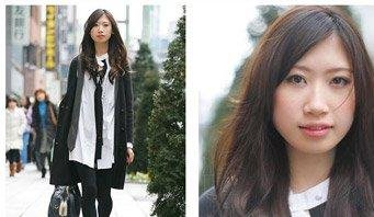 日本街頭美女妝容&發型點評
