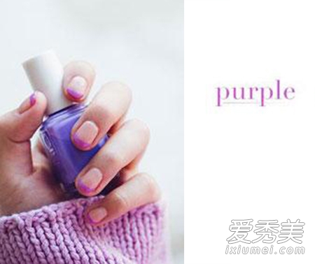 Tiffany蓝+薰衣草紫 DIY夏季粉嫩美甲