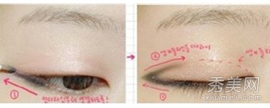 韩式眼妆教程：学化T-ara恩静电眼妆容