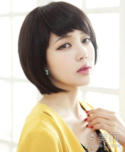 韩国女生可爱发型 完美修饰鹅蛋脸