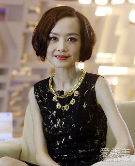 鲁豫刘涛的新发型那么成功 主要是因为刘海选对了！ 明星刘海