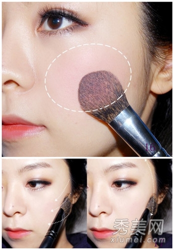 韓國時尚博主 示範韓式清純妝容畫法