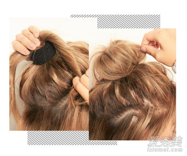 女生最常扎的发型就是丸子头 2款教程图解 丸子头的教程图解