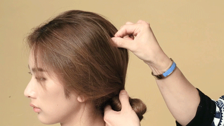 韩国发型师都在用的丸子头教程 高低位置随你挑！ 丸子头的绑法