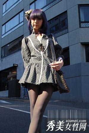 日本街头潮女 演绎发型流行趋势