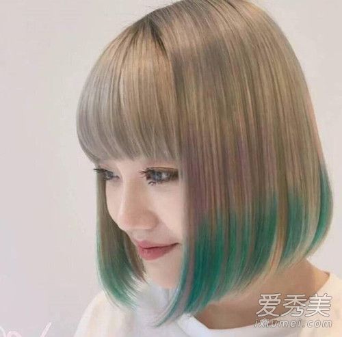 黑色染什么颜色裙摆色 裙摆染发颜色搭配女