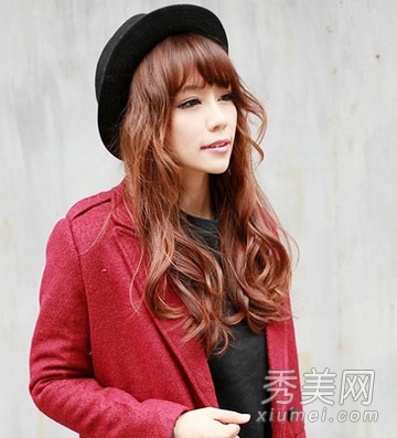 长脸女生适合的发型图片 韩式刘海甜美减龄