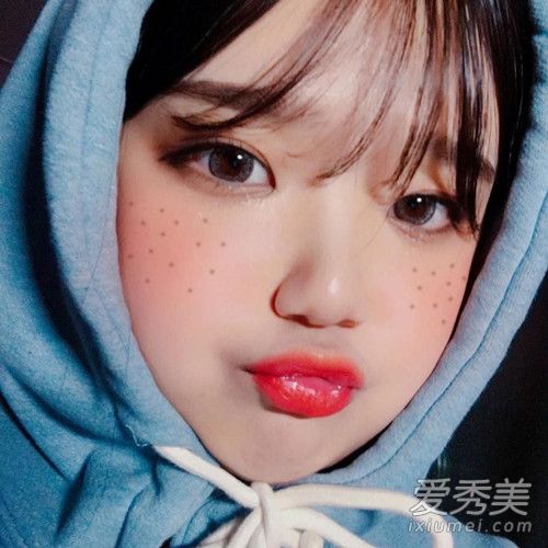 日韩混血好感雀斑妆 小瑕疵的女孩更可爱 雀斑妆教程