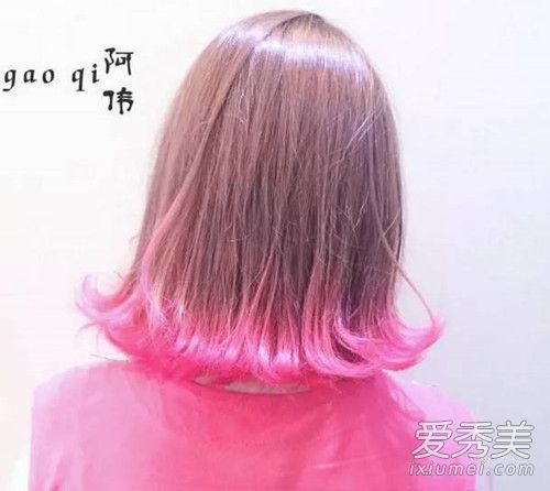 黑色染什么颜色裙摆色 裙摆染发颜色搭配女