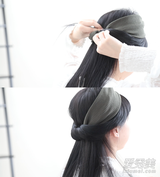 一条发带竟能绑出10种发型！春季实用发带发型教程 怎么用发带绑头发