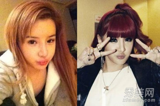韩国90后女星素颜照 化妆前后谁更美？