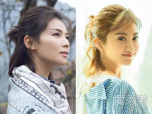 夏天头发怎么扎好看 女明星发型2017