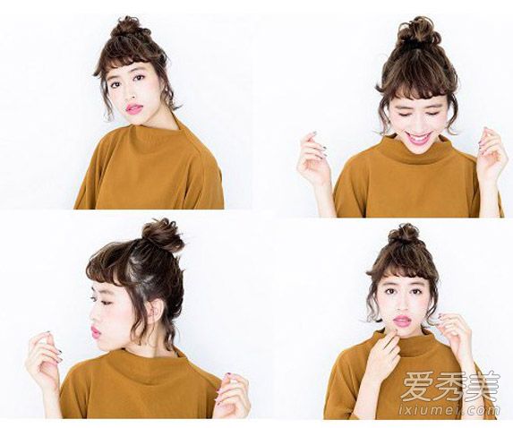 短发怎么扎丸子头 2款实用短发发型扎法短发怎么扎好看