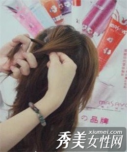 韩式蜈蚣辫盘发DIY 超有淑女范儿