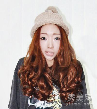 圆脸女生显瘦发型 韩式甜美长卷发
