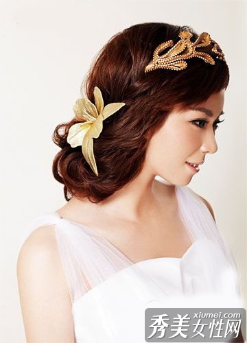 韩式唯美时尚新娘发型DIY