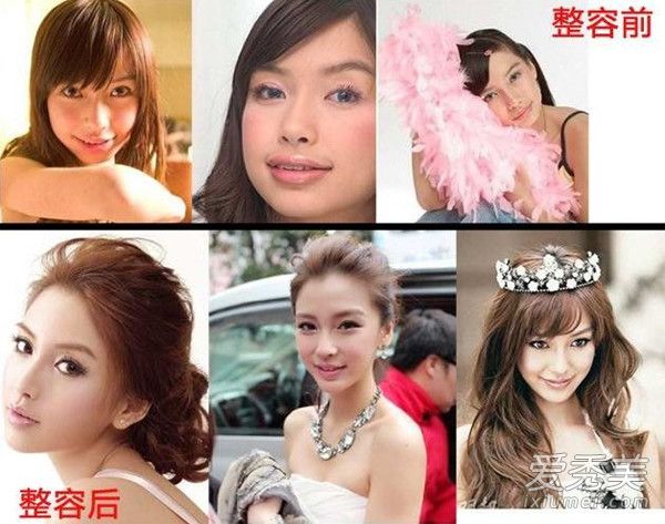 吴玉青花百万整成angelababy，可baby也是整的啊！ 整成baby的女孩图片