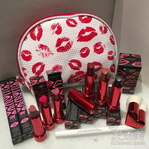 kiko2018情人節限定口紅多少錢 kiko2018情人節限定口紅試色