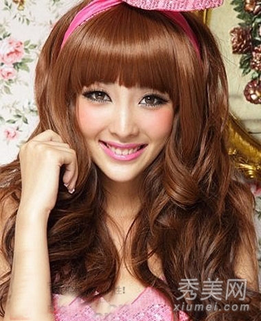 2013女生发型设计 刘海巧搭打造完美脸型