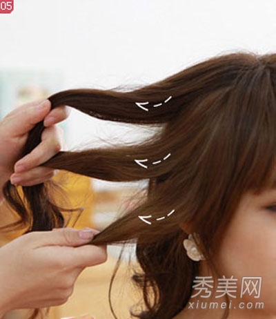 最常见韩式发型diy 花环编发气质时尚