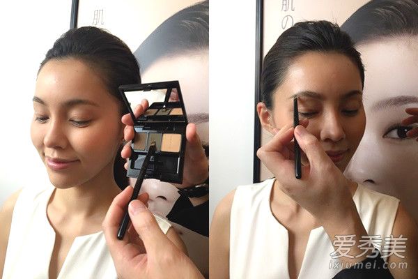 日本专业彩妆师示范微醺眼妆画法