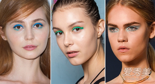 2016年彩妆流行趋势 眼妆加点“色”