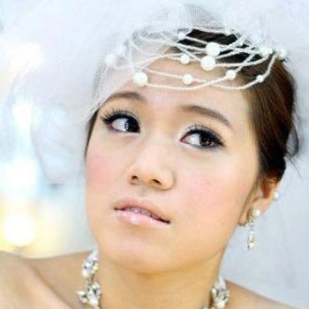 网友亲示韩式俏丽新娘造型