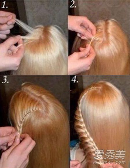 3款减龄辫子发型教程 展现你的少女look 减龄编发