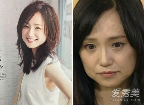 “日本女神”集体变残 未PS照面容松垮 日本女星素颜照