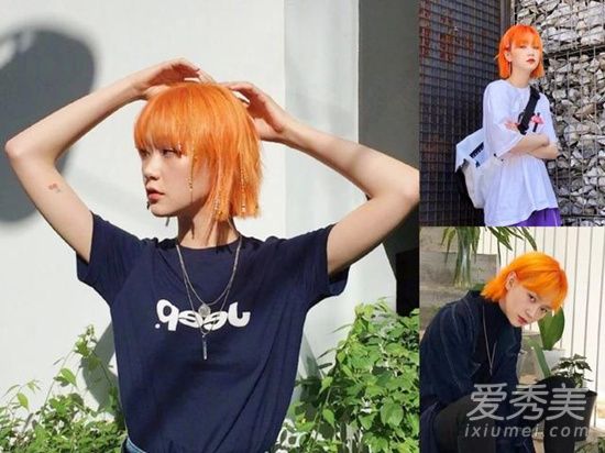 锦鲤色是什么颜色 锦鲤色头发图片