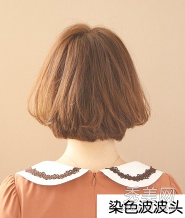 2013女生波波头发型设计 清新染发最时尚