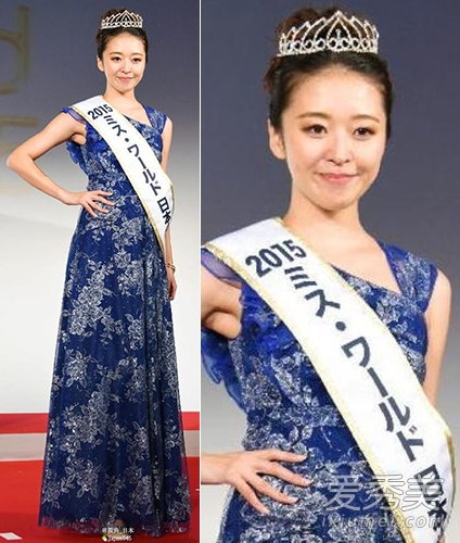 2015世界小姐日本区冠军终于不丑了！