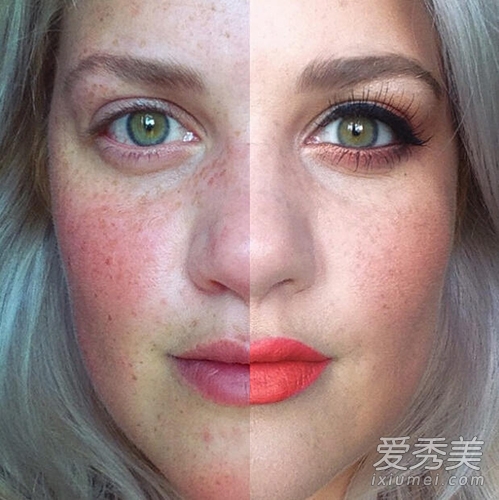 “半脸妆”不得不看 爱化妆的女人更美更自信