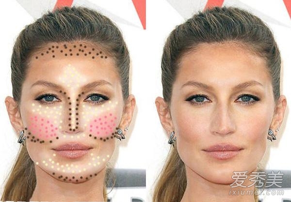 6種臉型化妝技巧 明星示範修容位置