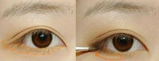 3个要点 跟Angelababy昆凌学减龄懵眼妆画法 眼妆画法