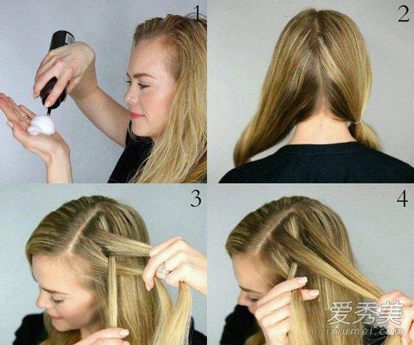 今夏最时髦的辫子发型就是它了 跟AB学学怎么编 辫子发型教程