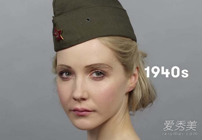 真人展示俄羅斯100年間女性妝容變化