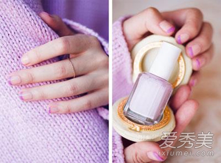 Tiffany藍+薰衣草紫 DIY夏季粉嫩美甲
